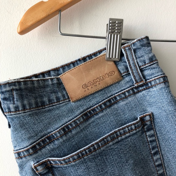 Cambio Light Wash High Waisted Mom Jeans - Picture 2 of 6